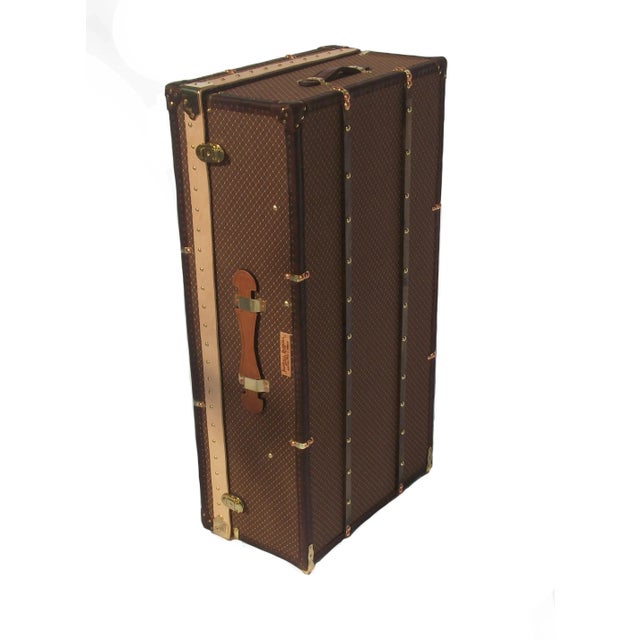 Brown French Design Inspired Mini Bar Trunk For Sale - Image 8 of 8