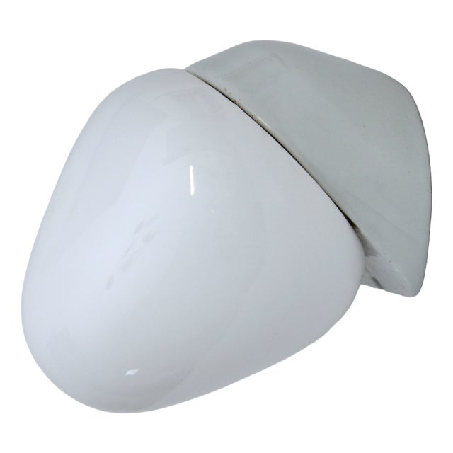 White Wall Light attributed to Wilhelm Wagenfeld for Lindner, 1949 For Sale