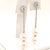 Akoya Pearl Earrings 14k White Gold Certified For Sale - Image 9 of 13