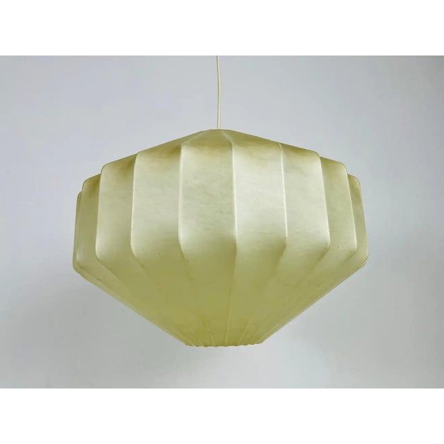 Mid-Century Cocoon Losange Pendant Light, 1960s, Italy For Sale - Image 12 of 13
