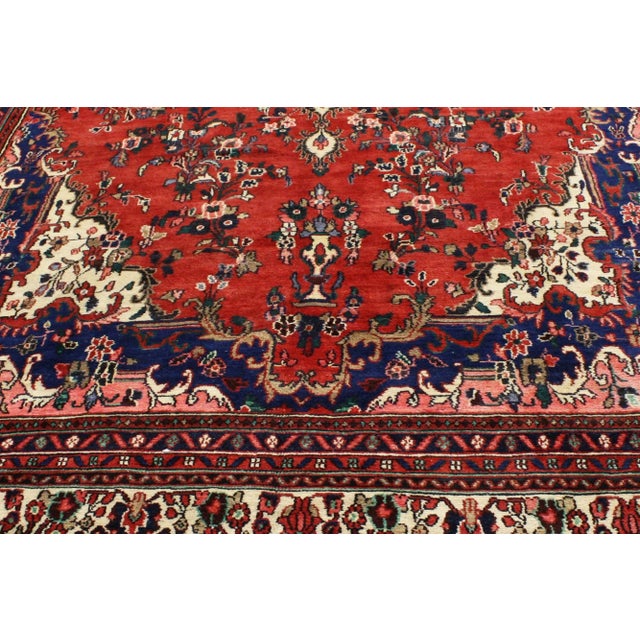 Vintage Persian Hamadan Rug - 10'06 X 17'02 For Sale - Image 4 of 6