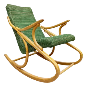 Vintage Bentwood Rocking Chair Rocking Chair by Antonin Suman, 1960s