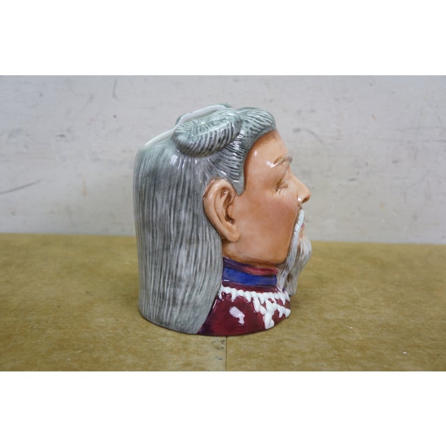 Royal Doulton Chinese Mikado Chinese Emperor Scholar Toby Character Jug For Sale - Image 10 of 10