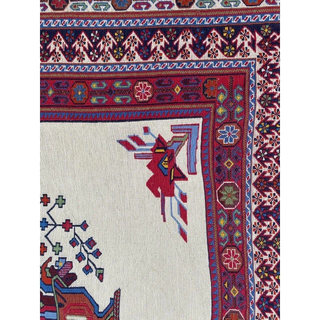 Vintage Azerbaiydjan Sumak Rug For Sale - Image 17 of 18