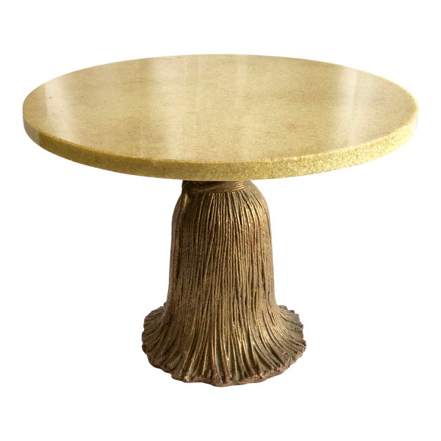 1970's Hollywood Regency Side Table For Sale