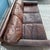 Restoration Hardware Genuine Top Grain Brown Leather Sofa For Sale - Image 11 of 18