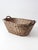 Antique French Country Wicker Laundry Basket With Wood Base For Sale - Image 6 of 15