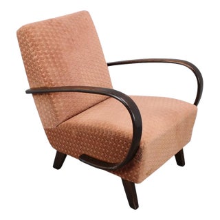 Vintage Armchair by Jindřich Halabala, Czechoslovakia, 1950s For Sale