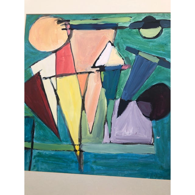 Early 21st Century “Evening at the Ocean” Original Abstract Painting For Sale - Image 5 of 6