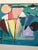 Early 21st Century “Evening at the Ocean” Original Abstract Painting For Sale - Image 5 of 6