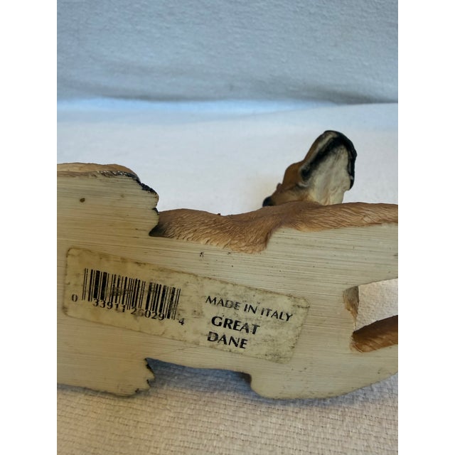 Brown Ceramic Lifelike Great Dane For Sale - Image 8 of 12