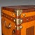 Pair of Late Vintage Luggage Cases, English Leather, Trunk, Nightstand, Campaign For Sale - Image 11 of 12