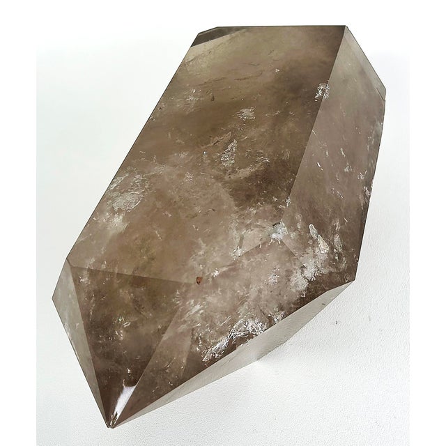Brazilian Golden Rutile Smoky Quartz Double Terminated Point For Sale In Miami - Image 6 of 11