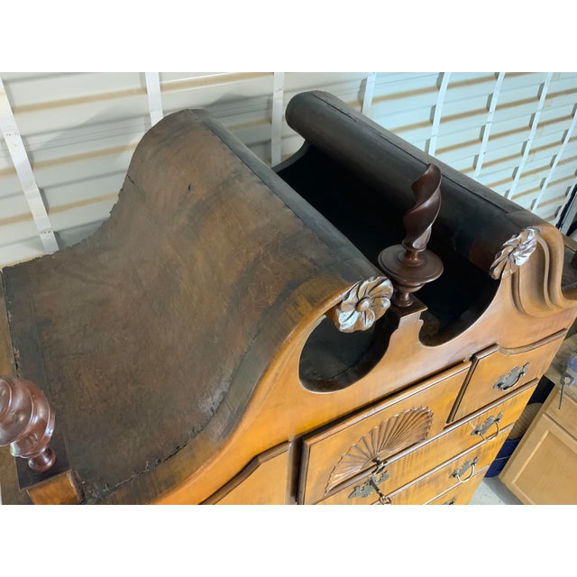 Early 20th Century Curly Maple Highboy For Sale - Image 15 of 17