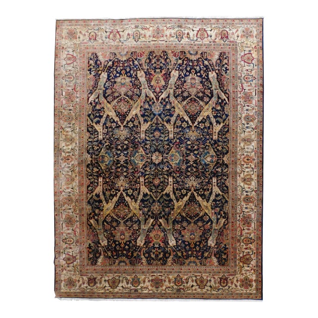 Genuine Hand Knotted Rug. 10'x 13'8" For Sale