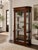Wood 1960s Elegant Pulaski Display Cabinet With Curved Glass For Sale - Image 7 of 13