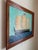 Add impact and character to your space with this acrylic impressionist style painting of a ship at sea. Painted on canvas...