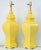 Mid 20th Century Lamps Ginger Jar Pair Yellow For Sale - Image 5 of 10