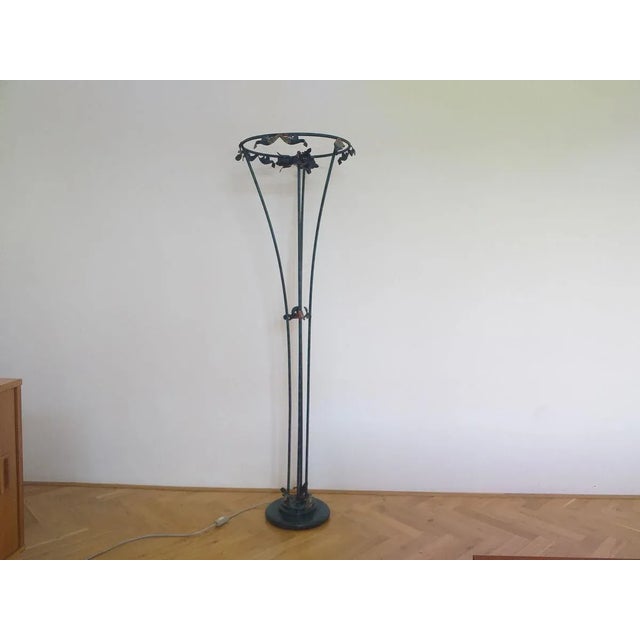 Floor Lamp in Art Nouveau Style, 1950s For Sale - Image 8 of 13