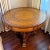 Maitland Smith Brass Mounted Mahogany and Leather Drum Table For Sale - Image 12 of 12
