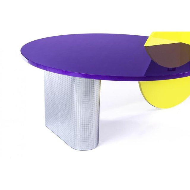 Not Yet Made - Made To Order Galactica Saturn Coffee Table in Powder-Coated Aluminum by Altreforme For Sale - Image 5 of 7