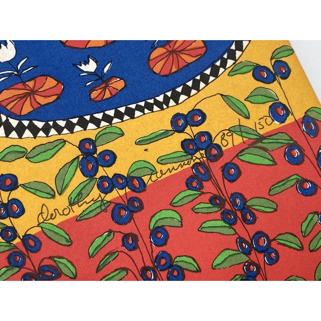 Dorothy Iannone, Merlin and the Lady Vivian, 1973, Color Lithograph For Sale - Image 7 of 14