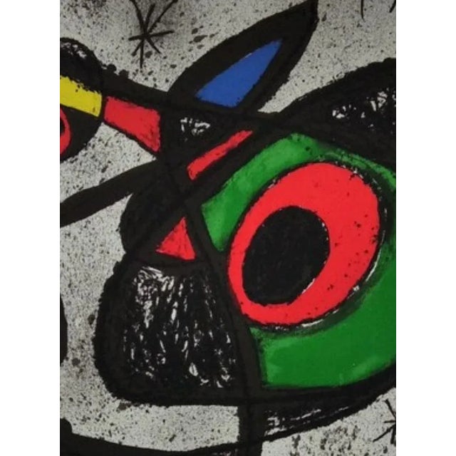 Joan Miro, Sala Gaspar: Sobreteixims i escultures, 1972, Lithograph, Framed, in Flawless conditions. Designed 1970 to 1979...