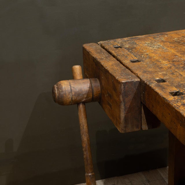 19th C. Carpenter's Workbench c.1880-1900 For Sale In San Francisco - Image 6 of 14