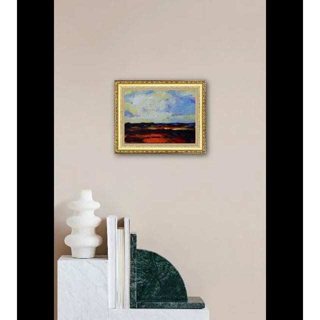 2020s Abstract Sunset Modern Contemporary Acrylic Painting For Sale - Image 5 of 12