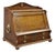 Antique English Victorian Oak Wood Desktop Portable Lap Desk Letter Holder For Sale
