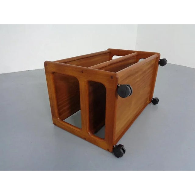 Danish Teak Tea Cart 1960s For Sale - Image 9 of 13