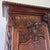 Vintage French Louis XVI Style Carved Walnut 2-Door Wardrobe For Sale - Image 4 of 18