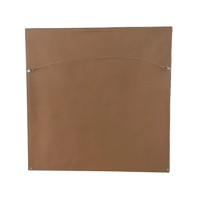 Jurgen Peters silkscreen print. Pulled from a Nabis-New York exhibition poster which sustained damage and reframed with...