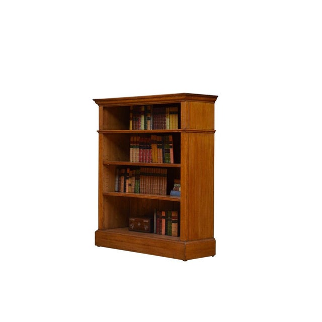 Victorian Oak Open Bookcase, 1870s For Sale - Image 11 of 13