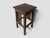 1950s Antique Teak Wood Pedestal or Tall Side Table For Sale - Image 5 of 5