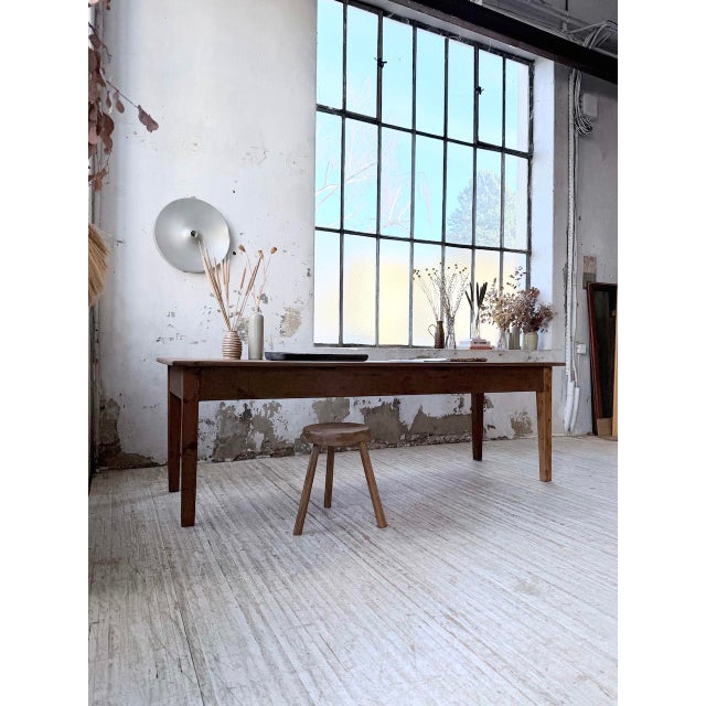 Vintage Farmhouse Table in Oak, 1950s For Sale - Image 4 of 18