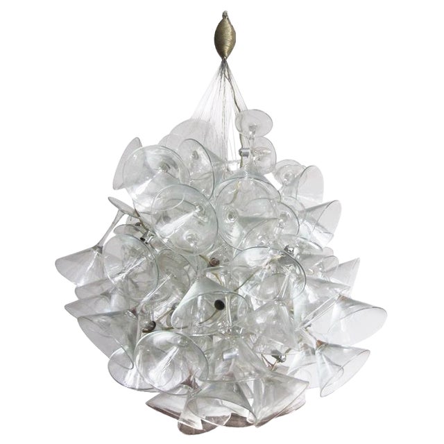 EcoFirstArt Poetic Martini Glass Chandelier Chairish