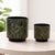 Modern Botanical Fern Print Dolomite Planter (Set of 2) For Sale - Image 3 of 5