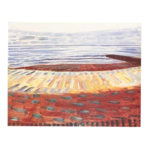 1991 After Piet Mondrian "Sea After Sunset", Full-Color Parisian Print