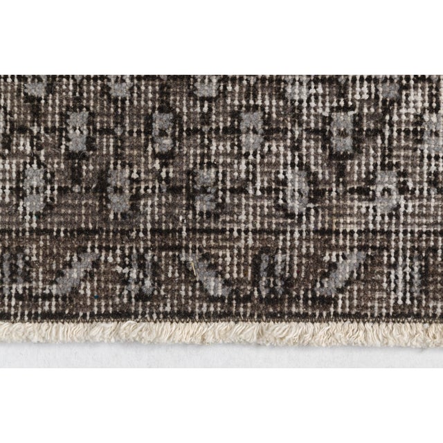 Vintage Light Grey Oushak Rug For Sale - Image 4 of 10