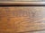Antique English Slant-Top Gothic Revival Oak Double School Desk For Sale - Image 9 of 10