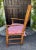 Antique 18th C American Ladder Back Arm Chair W Scalamandre Down Cushion For Sale - Image 4 of 6