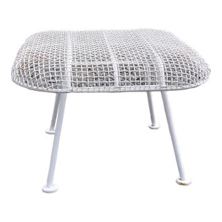 1950s Woodard Sculptura Patio Stool Unmarked For Sale