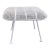1950s Woodard Sculptura Patio Stool Unmarked For Sale
