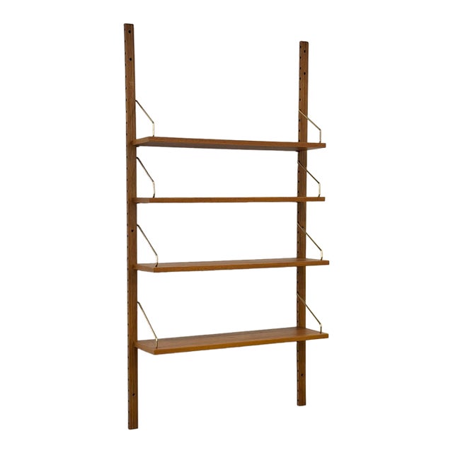 Vintage Danish Teak Wall Unit by Poul Cadovius for Cado Royal System – Mid-Century Modern Floating Shelving, 1960s For Sale