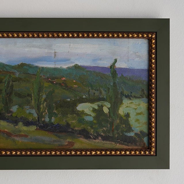 Traditional Ioram Mamaladze (1911-1966) Georgian Landscape Original Oil Painting For Sale - Image 3 of 11