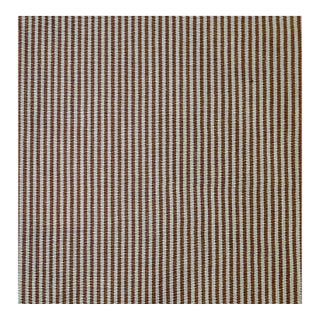Ralph Lauren "Pinafore" Fog Ticking Stripe Fabric- 4.75 Yards For Sale