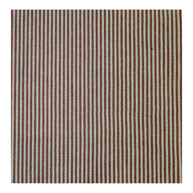 Ralph Lauren "Pinafore" Fog Ticking Stripe Fabric- 4.75 Yards For Sale