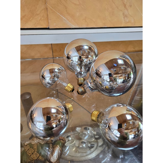 1990s Mid Century Modern Chandelier Attributed Robert Sonneman For Sale - Image 15 of 16