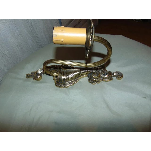 Vintage Brass Wall Lamp, 1970s For Sale - Image 3 of 7